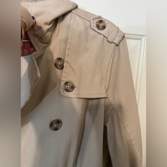 Torrid jacket size 2 women’s plus 1X 2X lightweight tan/khaki rain coat like new - Picture 10 of 11